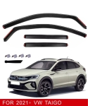 Set de 4 Paravanturi auto de vant pentru geamuri fata si spate pentru VW Taigo 2022+