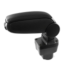 Cotiera auto din piele neagra pentru Dacia Duster I (2010-2015) / Nissan Terrano III (2014-2018)
