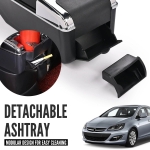 Cotiera + kit cu compartiment pentru Opel Astra J 2009-2018 MK4, piele ecologica, set montaj - Negru