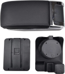 Cotiera pentru VW Golf V MK5, VI MK6, VW Jetta V MK5, piele ecologica - Negru