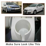 Cotiera pentru VW Golf V MK5, VI MK6, VW Jetta V MK5, piele ecologica - Negru