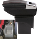 Cotiera pentru Ford Focus MK2 2005–2011 set montaj inclus, piele ecologica – Negru