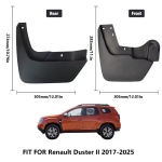 Set 4 Aparatori Noroi Dedicate, Fata si Spate, Compatibile cu Dacia Duster 2 II 2018+