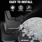 Set 4 Aparatori Noroi Dedicate, Fata si Spate, Compatibile cu Dacia Duster 2 II 2018+