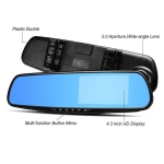 Oglinda retrovizoare cu camera fata si marsarier Full HD 1080P, 12-24V