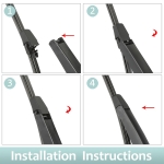 Set Brat Stergator cu Lamela 285mm pentru VW PASSAT B6 Combi