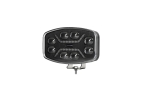 Far LED cu funcție DRL, lumină albă/galbenă – 12-24V, pentru jeep, camion, utilaje agricole și altele