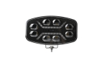 Far LED cu funcție DRL, lumină albă/galbenă – 12-24V, pentru jeep, camion, utilaje agricole și altele
