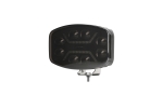 Far LED cu funcție DRL, lumină albă/galbenă – Carcasă fumurie – 12-24V, pentru jeep, camion, utilaje agricole și altele