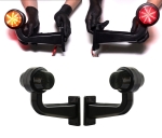 Lampa laterala Gabarit LED 12V-24V, portocaliu-rosu, fumat (Set 2 bucati) - 19,2cm