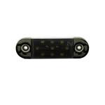 Lampa laterala Gabarit LED 12V-24V, alba cu efect opac (smoked) – IP66