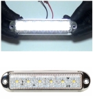 Lampa Gabarit LED 12V-24V, alba cu 6 LED