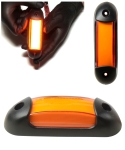 Lampa laterala gabarit / semnalizare 12V/24V – lumina portocalie neon