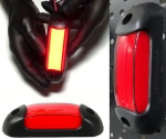 Lampa laterala de gabarit 12V/24V – lumina rosie neon