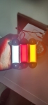 Lampa laterala de gabarit 12V/24V – lumina rosie neon