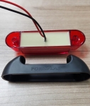 Lampa laterala de gabarit 12V/24V – lumina rosie neon