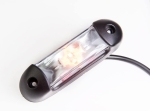 Lampa laterala gabarit / semnalizare 12V/24V – carcasa transparenta