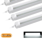 Lampa LED lumina alba 72 LED, 12V/24V, 6500K, 33 cm – Carcasa din aluminiu, cu cablu si mufa de conectare