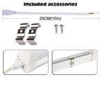 Lampa LED lumina alba 72 LED, 12V/24V, 6500K, 33 cm – Carcasa din aluminiu, cu cablu si mufa de conectare
