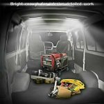 Lampa LED lumina alba 72 LED, 12V/24V, 6500K, 33 cm – Carcasa din aluminiu, cu cablu si mufa de conectare