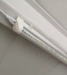 Lampa LED lumina alba 72 LED, 12V/24V, 6500K, 33 cm – Carcasa din aluminiu, cu cablu si mufa de conectare