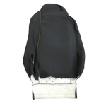 Set huse 1+1 din piele ecologica pentru MAN TGX 2015–2021 - Negru