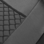 Set huse 1+1 din piele ecologica pentru MAN TGX 2015–2021 - Negru