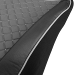 Set huse 1+1 din piele ecologica pentru MAN TGX 2015–2021 - Gri/Negru