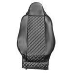 Set huse 1+1 din piele ecologica pentru MAN TGX 2021+ - Negru