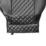 Set huse 1+1 din piele ecologica pentru MAN TGX 2021+ - Negru