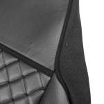 Set huse 1+1 din piele ecologica pentru MAN TGX 2021+ - Negru