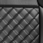 Set huse 1+1 din piele ecologica pentru MAN TGX 2021+ - Negru