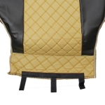 Set huse 1+1 din piele ecologica pentru MAN TGX 2021+ - Bej/Negru