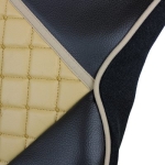 Set huse 1+1 din piele ecologica pentru MAN TGX 2021+ - Bej/Negru