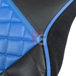 Set huse 1+1 din piele ecologica pentru MAN TGX 2021+ - Albastru/Negru