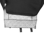 Set huse 1+1 din piele ecologica pentru MAN TGX 2021+ - Gri/Negru