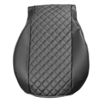 Set huse 1+1 din piele ecologica pentru MAN TGX 2021+ - Gri/Negru