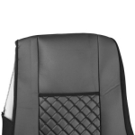 Set huse 1+1 din piele ecologica pentru DAF XF 106 2015-2021 - Negru