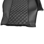 Set huse 1+1 din piele ecologica pentru DAF XF 106 2015-2021 - Negru