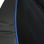 Set huse 1+1 din piele ecologica pentru DAF XF 106 2015-2021 - Albastru/Negru