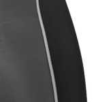 Set huse 1+1 din piele ecologica pentru DAF XF 106 2015-2021 - Gri/Negru