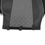 Set huse 1+1 din piele ecologica pentru DAF XF 106 2015-2021 - Gri/Negru