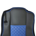 Set huse 1+1 din piele ecologica pentru MERCEDES ACTROS MP4 2015-2021 - Albastru/Negru