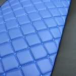 Set huse 1+1 din piele ecologica pentru MERCEDES ACTROS MP4 2015-2021 - Albastru/Negru