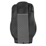 Set huse 1+1 din piele ecologica pentru MERCEDES ACTROS MP4 2015-2021 - Gri/Negru