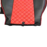 Set huse 1+1 din piele ecologica pentru MERCEDES ACTROS MP4 2015-2021 - Roșu/Negru