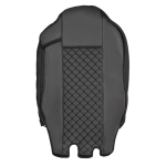 Set huse 1+1 din piele ecologica pentru IVECO STRALIS S-WAY 2021+ - Negru