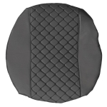 Set huse 1+1 din piele ecologica pentru IVECO STRALIS S-WAY 2021+ - Negru