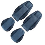 Set huse 1+1 din piele ecologica pentru VOLVO FH12 2006- 2015 - Gri/Negru