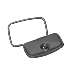 Oglinda laterala exterioara universala cu unghi larg 24x15 cm pentru camioane, autobuze, utilaje de constructii si agricole, excavatoare, rulote, stivuitoare etc.